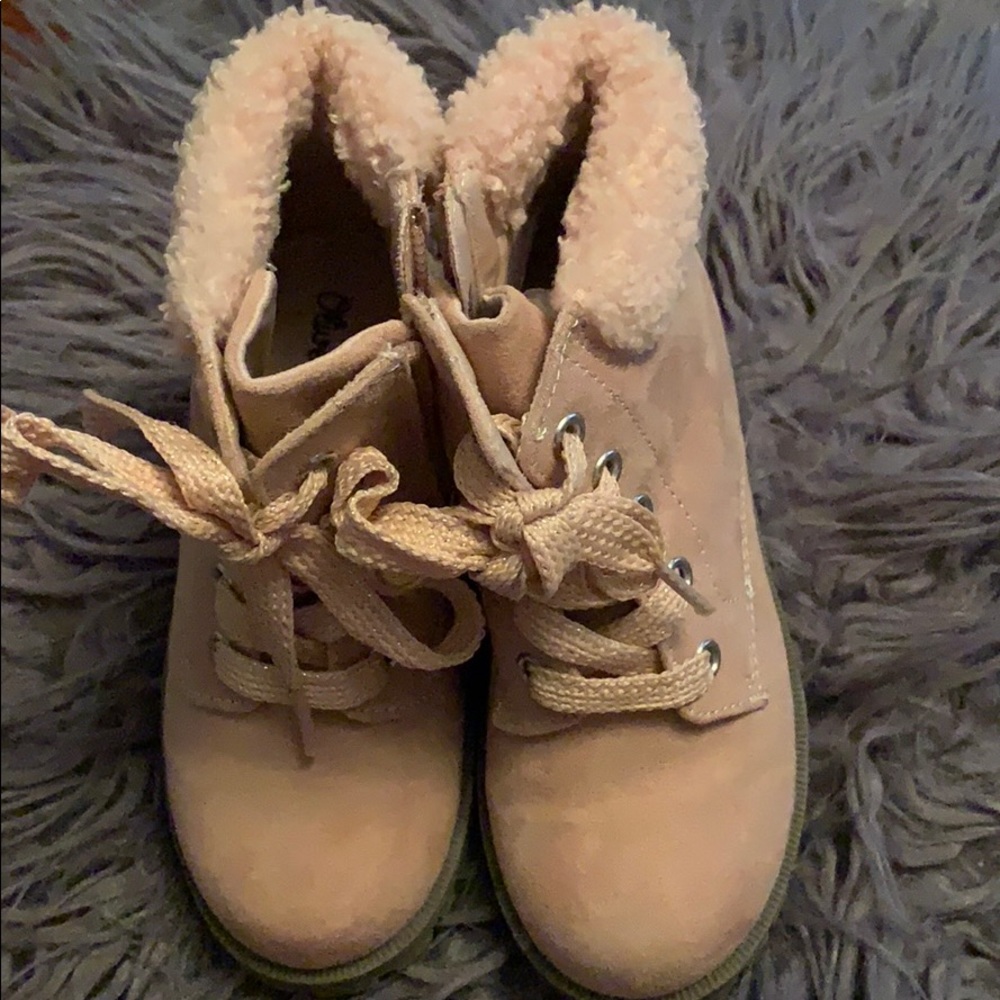 Pink boots